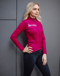 HOLOKOLO Langarm Fahrradtrikot für den Winter - VIBES LADY WINTER - Rosa
