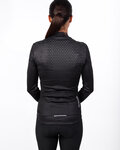 HOLOKOLO Langarm Fahrradtrikot für den Winter - STARLIGHT LADY WNT - Schwarz