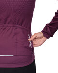 HOLOKOLO Langarm Fahrradtrikot für den Winter - STARLIGHT LADY WNT - Lila