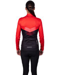 HOLOKOLO Langarm Fahrradtrikot für den Winter - ARROW LADY WINTER - Rot/Schwarz
