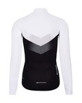 HOLOKOLO Langarm Fahrradtrikot für den Winter - ARROW LADY WINTER - Weiß/Schwarz