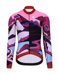 HOLOKOLO Langarm Fahrradtrikot für den Winter - SUNSET LADY WINTER - mehrfarbig