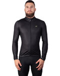 HOLOKOLO Langarm Fahrradtrikot für den Winter - PHANTOM WINTER - Schwarz