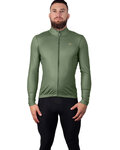HOLOKOLO Langarm Fahrradtrikot für den Winter - PHANTOM WINTER - Grün