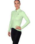 HOLOKOLO Langarm Fahrradtrikot für den Winter - PHANTOM LADY WINTER - Hellgrün