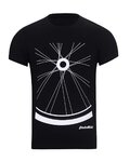 NU. BY HOLOKOLO Kurzarm Fahrrad-Shirt - RIDE THIS WAY II. - Schwarz