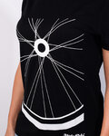 NU. BY HOLOKOLO Kurzarm Fahrrad-Shirt - RIDE THIS WAY II. - Schwarz