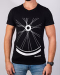 NU. BY HOLOKOLO Kurzarm Fahrrad-Shirt - RIDE THIS WAY II. - Schwarz