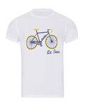 NU. BY HOLOKOLO Kurzarm Fahrrad-Shirt - LE TOUR LEMON II. - Weiß