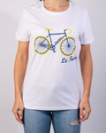 NU. BY HOLOKOLO Kurzarm Fahrrad-Shirt - LE TOUR LEMON II. - Weiß