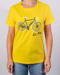 NU. BY HOLOKOLO Kurzarm Fahrrad-Shirt - LE TOUR LEMON II. - Gelb
