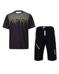 HOLOKOLO MTB Radtrikot und Hose - FORCE MTB - Schwarz/Gelb