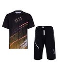 HOLOKOLO MTB Radtrikot und Hose - UNIVERSE MTB - Orange/Schwarz