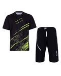 HOLOKOLO MTB Radtrikot und Hose - UNIVERSE MTB - Schwarz/Gelb