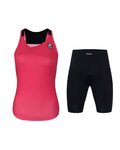 HOLOKOLO Oberteil und Shorts - ENERGY LADY - Schwarz/Rosa
