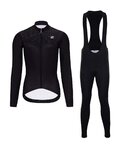 HOLOKOLO Langarm Radtrikot und Hose - STARLIGHT LADY W - Schwarz