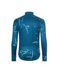 HOLOKOLO Langarm Radtrikot und Hose - PASSION WINTER - Schwarz/Blau