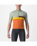 CASTELLI Kurzarm Radtrikot und Shorts - A BLOCCO - Schwarz/mehrfarbig