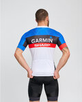 BONAVELO Kurzarm Radtrikot und Shorts - GARMIN SHARP - Blau/Schwarz