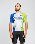 BONAVELO Kurzarm Radtrikot und Shorts - LIQUIGAS CANNONDALE - Schwarz/Blau/Grün