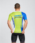 BONAVELO Kurzarm Radtrikot und Shorts - LIQUIGAS CANNONDALE - Schwarz/Blau/Grün