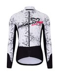 HOLOKOLO Fahrradjacke und Hose für den Winter - GRAFFITI LADY - Weiß/Schwarz