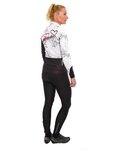 HOLOKOLO Fahrrad-Thermojacke - GRAFFITI LADY - Weiß/Schwarz