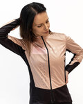 HOLOKOLO Fahrrad-Thermojacke - ELEMENT LADY - Braun/Beige