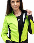 HOLOKOLO Fahrrad-Thermojacke - CLASSIC LADY - Schwarz/Grün