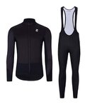 HOLOKOLO Fahrradjacke und Hose für den Winter - CLASSIC - Schwarz