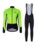 HOLOKOLO Fahrradjacke und Hose für den Winter - CLASSIC LADY - Hellgrün/Schwarz
