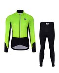 HOLOKOLO Fahrradjacke und Hose für den Winter - CLASSIC LADY - Hellgrün/Schwarz