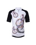 HOLOKOLO Kurzarm Radtrikot und Shorts - RIDERS KIDS - mehrfarbig/Weiß/Schwarz