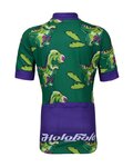 HOLOKOLO Kurzarm Radtrikot und Shorts - DINOSAURUS - Grün/Schwarz