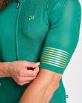 HOLOKOLO Kurzarm Fahrradtrikot - VICTORIOUS GOLD - Grün