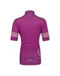 HOLOKOLO Kurzarm Radtrikot und Shorts - FLOW JUNIOR - Lila/Schwarz