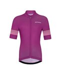 HOLOKOLO Kurzarm Radtrikot und Shorts - FLOW JUNIOR - Lila/Schwarz