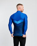 HOLOKOLO Langarm Fahrradtrikot für den Winter - ARROW WINTER - Blau