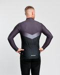 HOLOKOLO Langarm Fahrradtrikot für den Winter - ARROW WINTER - Schwarz/Grau