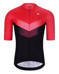 HOLOKOLO Kurzarm Radtrikot und Shorts - ARROW II - Schwarz/Rot