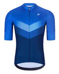 HOLOKOLO Kurzarm Radtrikot und Shorts - ARROW II - Blau/Schwarz