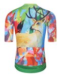HOLOKOLO Kurzarm Radtrikot und Shorts - DEER - mehrfarbig/Grün