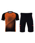 HOLOKOLO MTB Radtrikot und Hose - DUSK MTB - Orange/Schwarz