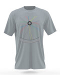 NU. BY HOLOKOLO Kurzarm Fahrrad-Shirt - RIDE THIS WAY - mehrfarbig/Grau