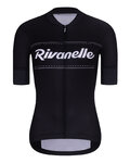 RIVANELLE Kurzarm Radtrikot und Shorts - GEAR UP  - Weiß/Schwarz