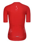 RIVANELLE Kurzarm Radtrikot und Shorts - METTLE LADY - Rot/Schwarz