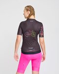 RIVANELLE Kurzarm Radtrikot und Shorts - MAAPPI DARK LADY - Schwarz/Rosa