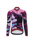 RIVANELLE Fahrradjacke und Hose für den Winter - SUNSET WINTER - mehrfarbig/Rosa/Schwarz