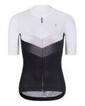 RIVANELLE Kurzarm Radtrikot und Shorts - ARROW II - Schwarz/Weiß
