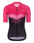 RIVANELLE Kurzarm Radtrikot und Shorts - ARROW II - Schwarz/Rosa